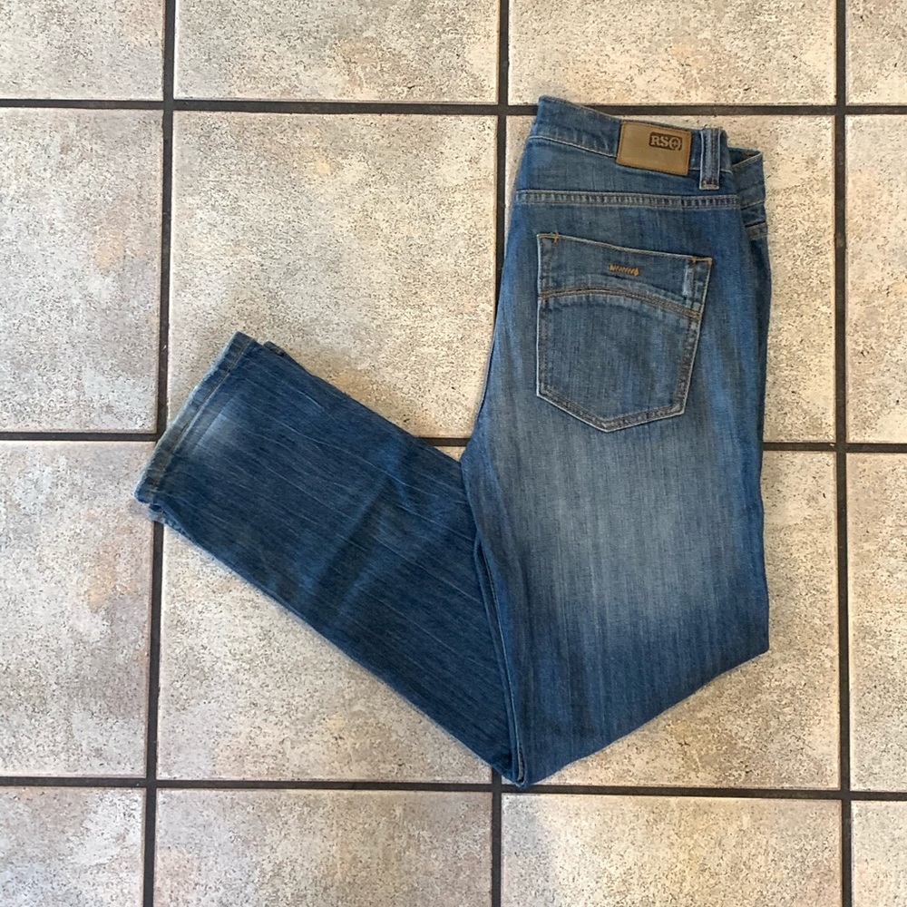 RSQ ‘New York Slim Straight Fit’ Light Wash Jeans